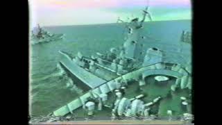 Collision HMCS Preserver and HMS Penelope 1988 [upl. by Draper]