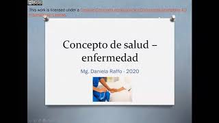 Concepto de salud enfermedad Clase [upl. by Ynahteb]