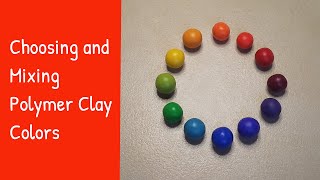 Starting out with polymer clay  Mixing colors [upl. by Valenba327]