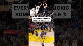 Every Jokic Sombor Shuffle 🕺  202324 [upl. by Nattie602]