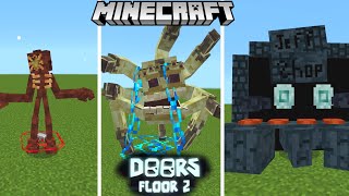 Doors Floor 2 Addon in MINECRAFT PE  Doors Update  Grumble [upl. by Adnwahsat]