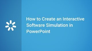 How to Create an Interactive Software Simulation in PowerPoint [upl. by Lema]