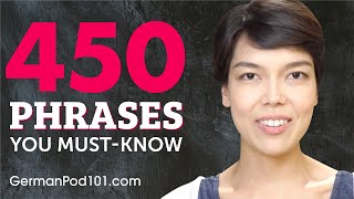 450 Phrases Every German Beginner Must Know [upl. by Huff]