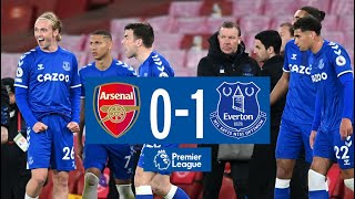 ARSENAL 01 EVERTON  PREMIER LEAGUE HIGHLIGHTS [upl. by Ennaitsirk]