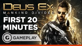 First 20 Minutes of Deus Ex Mankind Divided [upl. by Asirahc]