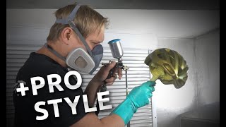 how to paint a bike helmet ETOE Designs [upl. by Nylteak]