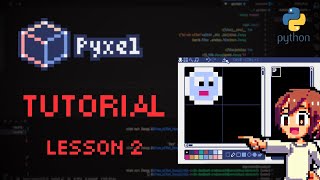 How to create and use sprites in Pyxel  Pyxel tutorial  2  Sprites [upl. by Haila]