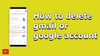 How to Delete Gmail Account  Delete Google Account permanently [upl. by Ahel25]