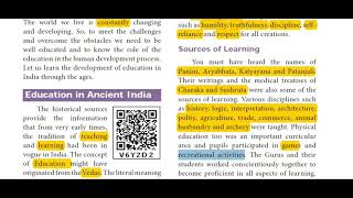 EDUCATIONAL DEVELOPMENT IN INDIAHISTORYCLASS 08 SAMACHEER PART 01 [upl. by Akienaj]