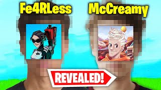 Fortnite Youtubers FACE REVEALS McCreamy Fe4RLess NoahsNoah [upl. by Yentterb474]