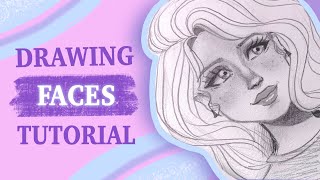 How I Draw Faces TUTORIAL \\ Easy amp Step by Step ✨ [upl. by Gustafsson]