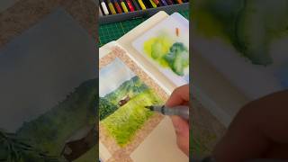 Tuto crayons aquarellables [upl. by Tiena636]