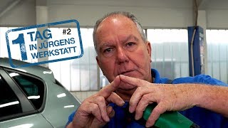 1 Tag in Jürgens Werkstatt  Teil 2  Kein TÜV für den Hyundai und Besuch von Jürgens Ausbilder [upl. by Aniled]