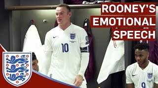 Emotional Wayne Rooney Gives Heartfelt Changing Room Speech  Inside Access [upl. by Enenaej]