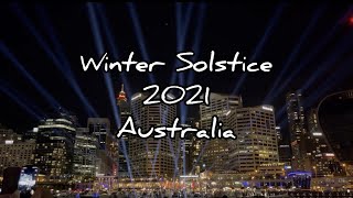 WINTER SOLSTICE 2021 FIREWORKS  WINTER FESTIVAL AUSTRALIA  pretty ilvana [upl. by Fesuy]