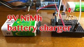 9V NiMh battery charger with Arduino [upl. by Bourn]