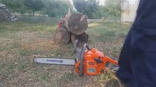 Husqvarna 135 amp Stihl MS 170180 [upl. by Nodnek]