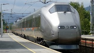 Trains In Norway  Züge in Lier und Oslo  Zug trainfart train 4K [upl. by Assila988]