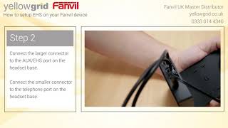 How To Setup EHS On Your Fanvil Device [upl. by Kitrak]