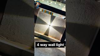 4 way wall light fitting  reels housewiring youtubeshorts ytshorts short walllights [upl. by Eitisahc855]