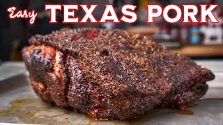 Easy Pulled Pork Recipe  Texas Style on the Outlaw Smoker [upl. by Idonah]