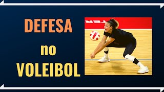 Fundamentos de DEFESA do Voleibol Técnicas de Defesa [upl. by Rachel236]