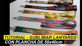 COMO Sublimar LANYARDS  tutorial completo [upl. by Eikcid]