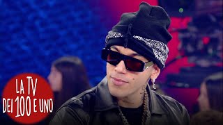 La Tv dei 100 e uno  Lingresso di Sfera Ebbasta [upl. by Anayt]