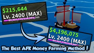 The BEST AFK Money Farming Method  Blox Fruits [upl. by Adidnere]