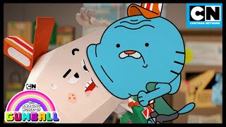 Dont Leave Me Larry  Gumball  Cartoon Network [upl. by Aitas]