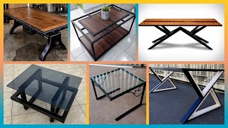 Modern Table Metal Furniture  Welding projects for beginners [upl. by Droffig934]