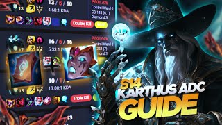 RANK 1 KARTHUS ADC SEASON 14 BUILD GUIDE IN DEPTH [upl. by Anivad]