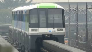 東京モノレール1000形 流通センター駅到着 Tokyo Monorail 1000 series EMU [upl. by Seema]