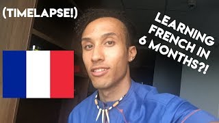 LEARNING FRENCH IN 6 MONTHS Timelapse [upl. by Hanauq443]