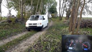 VW T4 Bus 25 TDI 102 PS Transporter Syncro Allrad Kastenwagen Test All Wheel Drive Ride Offroad [upl. by Roinuj]