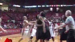 Raw Video Womens Basketball Brawl [upl. by Corel1]