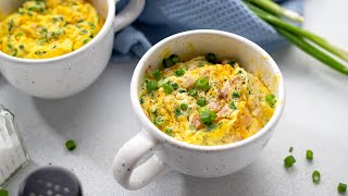 90Second Loaded Keto Egg Cups Fast LowCarb Breakfast [upl. by Nylsoj]