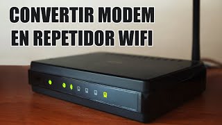 Como usar un Modem como Repetidor WiFi Access Point [upl. by Ztirf]