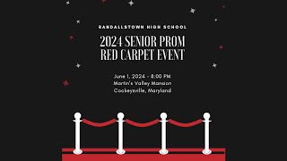 2024 Randallstown High School Senior Prom Red Carpet Event [upl. by Bilski]