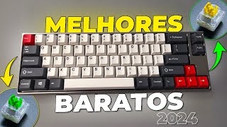 TOP 7 MELHORES Teclados Mecânicos BOM e BARATOs com Melhor Custo Benefício 2024 Jogar e Trabalhar [upl. by Leen]