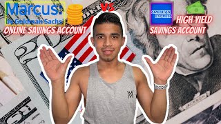 Marcus by Goldman Sachs Savings Account vs AMEX HIGH YIELD Savings Account money finance [upl. by Eedrahs271]