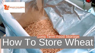 How To Store Wheat LongTerm Food Storage [upl. by Genie536]