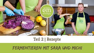 Teil 2  Fermentieren leicht gemacht Leckere Rezepte zum Nachmachen  Sauerkraut Winterkraut [upl. by Yrehc]