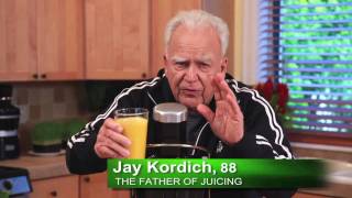 Jay Kordich makes Real Orange Juice [upl. by Inalem]