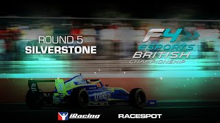 British F4 Esports Championship  Round 5 at Silverstone [upl. by Cotter]