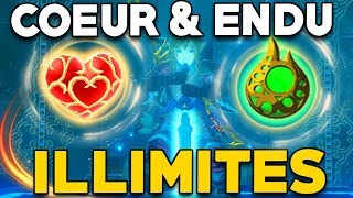 MEILLEUR GLITCH FARMDUPLICATION AVOIR MAX COEURS amp ENDURANCE ZELDA BREATH OF THE WILD BOTW DLC 2 [upl. by Nnylatsirk]