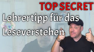 Geheimer Lehrertipp für das Englisch Leseverstehen und andere Aufgaben [upl. by Murdocca828]