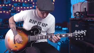 Eastwood Guitars MRG Baritone Guitar demo with RJ Ronquillo [upl. by Ajan]