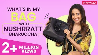 Whats in my bag with Nushrat Bharucha  Fashion  Bollywood  Pinkvilla [upl. by Eiduj115]