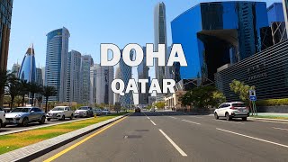 Doha Qatar  Driving Tour 4K [upl. by Adiv231]